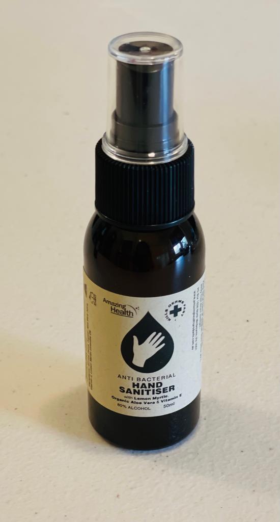 Amazing Lemon Myrtle Anti Bacterial Hand Sanitiser – Liquid Mist (Buy 2 Get 1 FREE)
